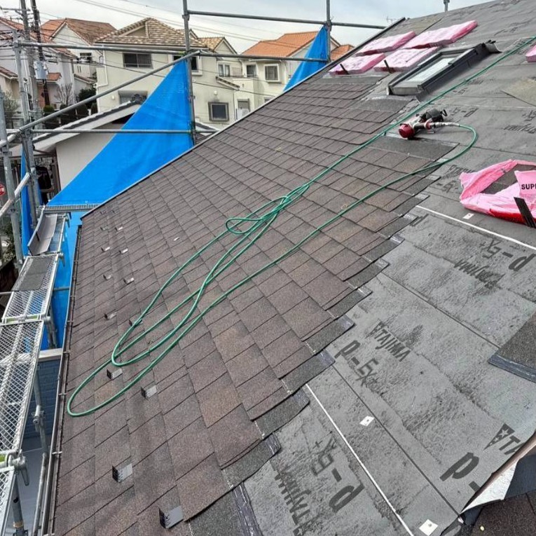 屋根本体取り付け