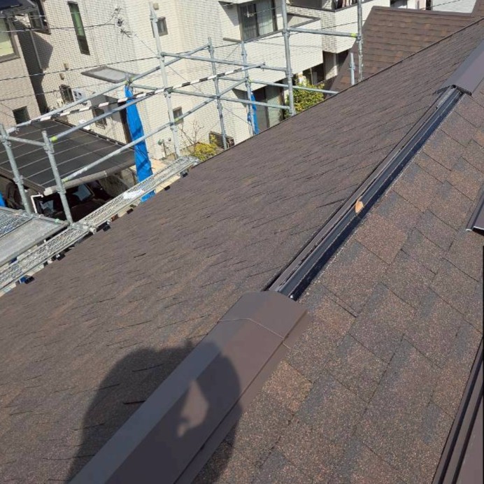 屋根板金取り付け